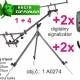 Najlacnej kovov tripod + 2x signalizator + 2x rohatinka