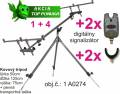 Najlacnej kovov tripod + 2x signalizator + 2x rohatinka