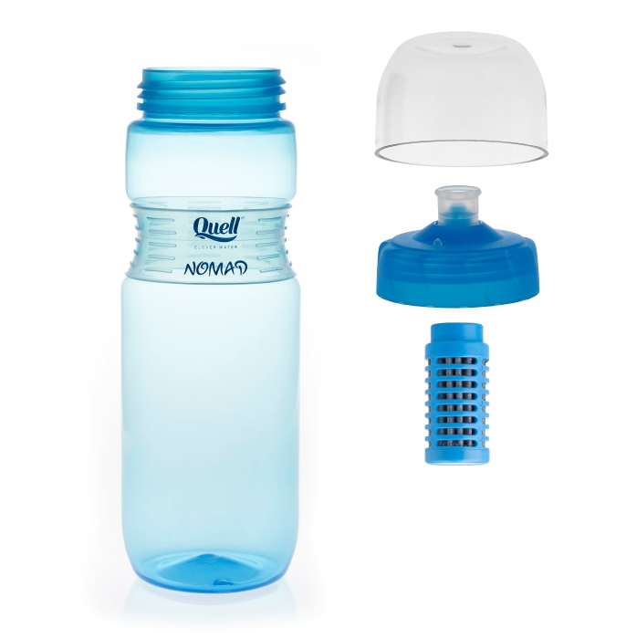 Filtračná fľaša Quell Nomad modrá