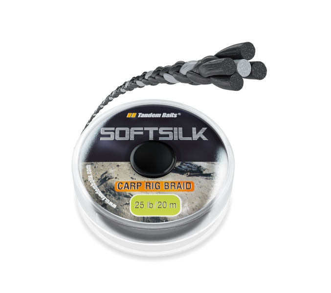 Náväzcová kaprárska šnúra FC Softsilk 25lbs/20m Silt