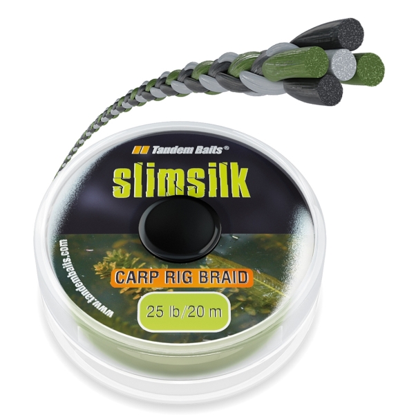 Náväzcová kaprárska šnúra FC Slimsilk 25lbs/20m Weeed