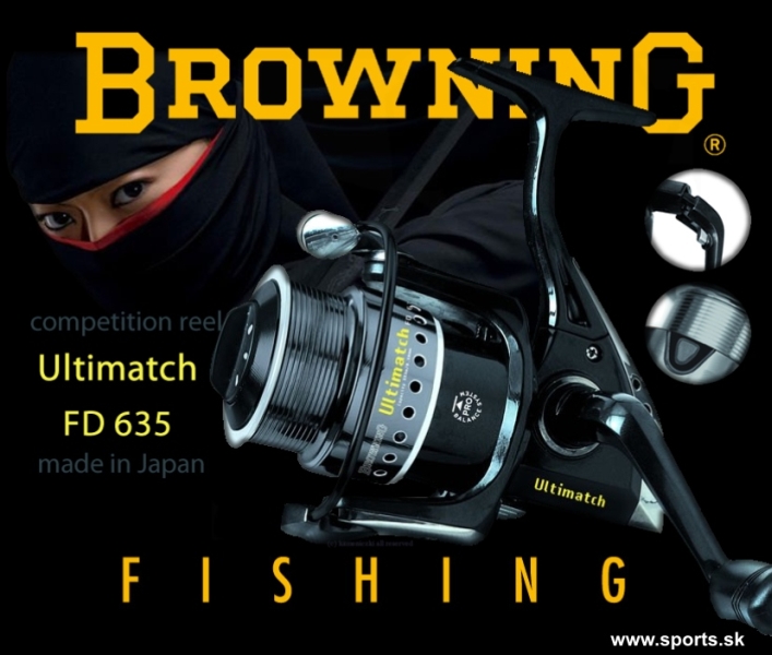 Naviják Browning Ultimatch FD 635, 140m/0,33mm