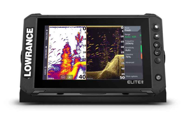 Sonar na ryby Elite FS™ 9 so sondou Active Imaging 3-v-1