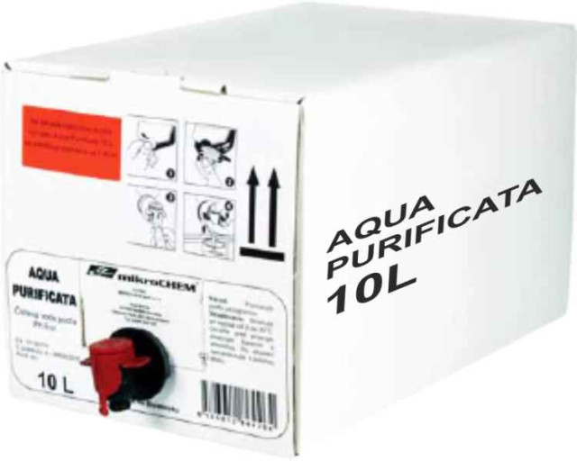 voda pre HYDROGEN inhalačný pristroj - Aqua Purificata 10l TDS - 0