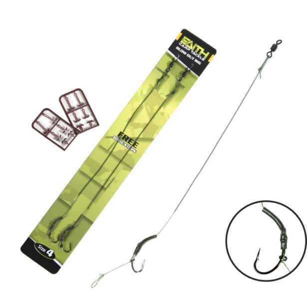 Hotový nadväzec Blow out rig 20cm - 2ks - háčik v.4