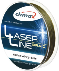 Climax Laser Line Braid šnúra, olivová - 135m 0,08mm / 6,4kg