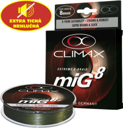 Climax miG8 Braid šnúra, olivová