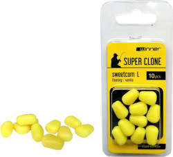 Umelá kukurica L plávajúca 10ks Vanilla, fluo yellow, 10x13mm Umelá kukurica L plávajúca 10ks Vanilla, fluo yellow, 10x13mm