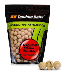 Carp Food Super Feed Boilies 18mm/1kg - Milky Mulberry/Mliena morua