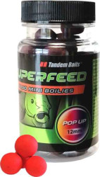 12mm plvajce boilies Super Feed Fluo Mini 35g - red krill