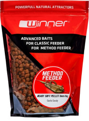 Method Feeder Ready Soft pelety 8mm/1kg Garlic Candy