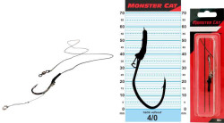 Nvzce na sumce s jednohikom 4/0 - 60kg - 80cm