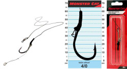 Nvzce na sumce s jednohikom 4/0 - 100kg - 80cm