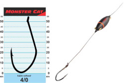 Nadvzec na sumca Single Hook with rattel 100kg/ hk 4/0