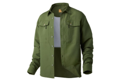 Košeľa s dlhým rukávom Ezmar mid weight soft zelená