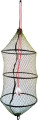 Rybárska sieťka na prechovávanie rýb - 75cm, šírka 30cm, 3 kruhy