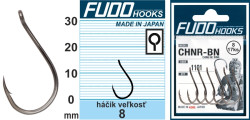 FUDO kaprový háčik s očkom a protihrotom FUDO kaprový háčik s očkom a protihrotom