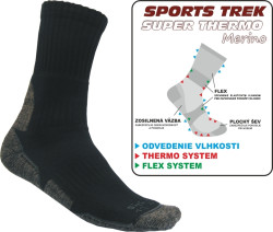 Termo ponoky SUPER THERMO Merino 43-46