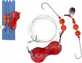Zebco systém Flatty Teaser Rig Leadfree, red/black Zebco systém Flatty Teaser Rig Leadfree, red/black