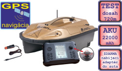 Zavážacia loďka Prisma 6 + sonar + GPS + 4 akumulátory