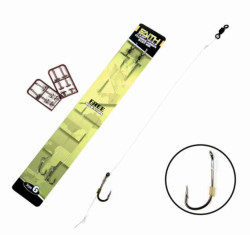 Hotový nadväzec Fluorocarbon stiff rig 20cm - 2ks - háčik v.6