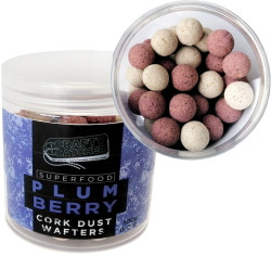 Boilies Cork Dust Wafter 15mm / 100g - Plumberry / Slivka